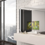 High Tech Spiegelfernseher für Badezimmer und Wellness-Bereiche